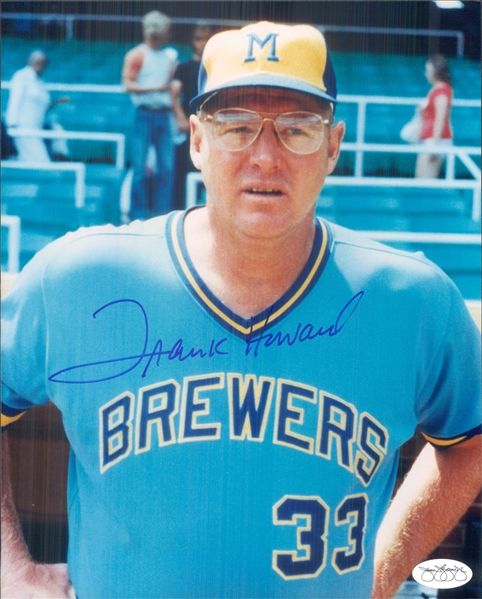 1977-80 Frank Howard Milwaukee Brewers Signed 8" x 10" Photo (*JSA*)