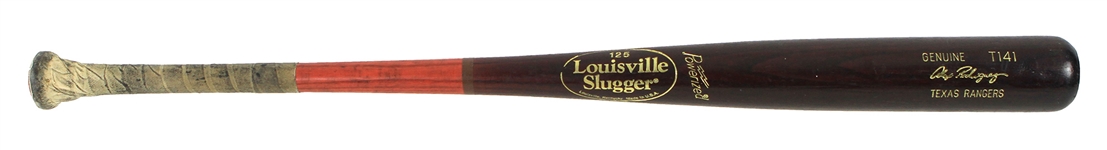 2002 Alex Rodriguez Texas Rangers Louisville Slugger Professional Model Game Used Bat (MEARS A10/Team COA)