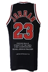 1997-98 Michael Jordan Chicago Bulls Signed Jersey (Upper Deck Authentication) 28/123