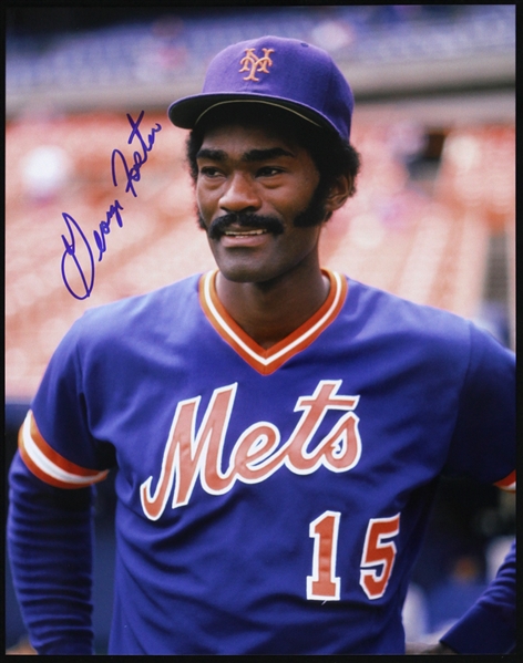 1982-1986 George Foster New York Mets Signed 11"x 14" Photo (JSA)