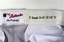 2011 Seattle Mariners Game Worn Batting Gloves & Pants - Lot of 10 w/ Justin Smoak, Miguel Olivo, Mike Carp & More (MEARS LOA)