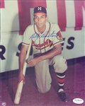 1953-60 Billy Bruton Milwaukee Braves Signed 8" x 10" Photo (*JSA*)