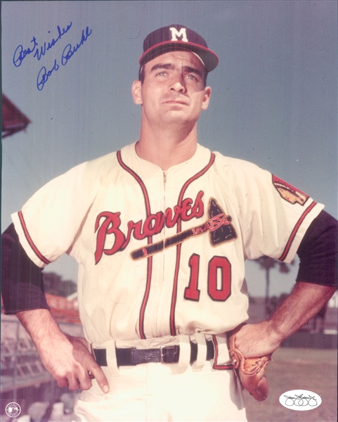 1953-62 Bob Buhl Milwaukee Brewers Signed 8" x 10" Photo (*JSA*)