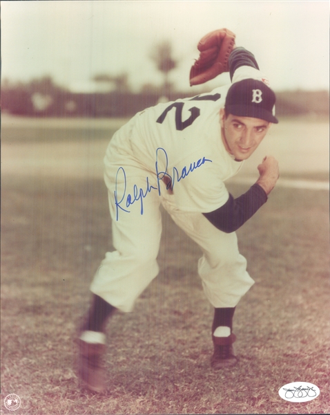 1944-53 Ralph Branca Brooklyn Dodgers Signed 8" x 10" Photo (*JSA*)