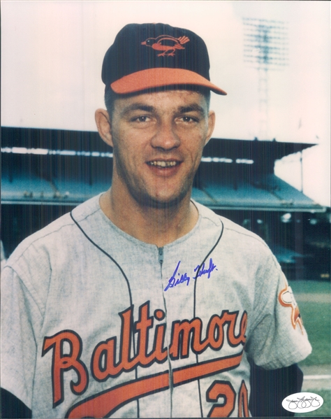 1959-62 Billy Hoeft Baltimore Orioles Signed 8" x 10" Photo (*JSA*)