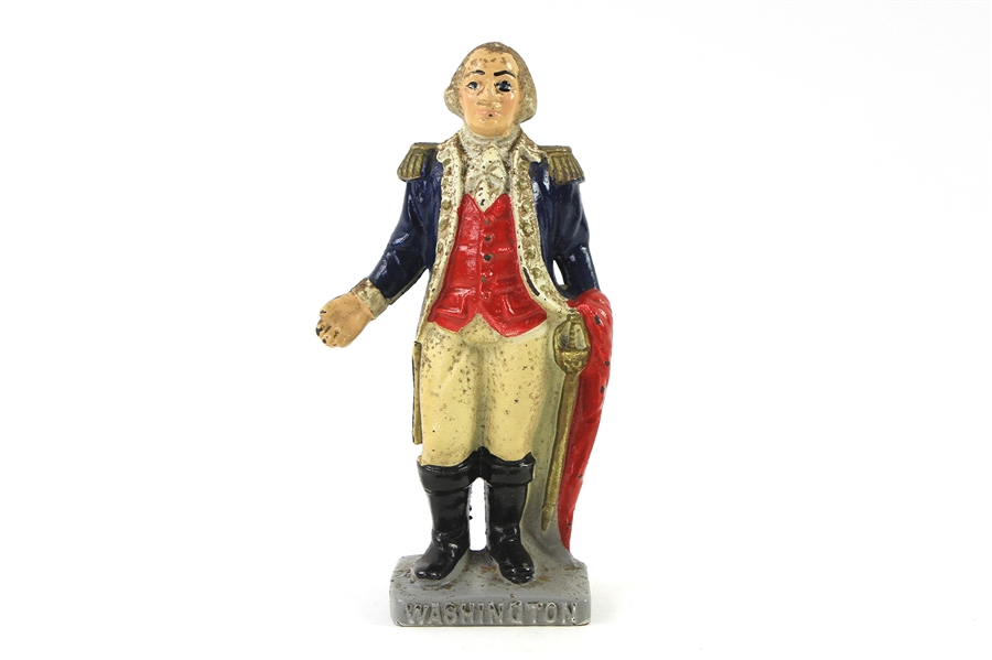 1900s George Washington Cast Iron Bank 
