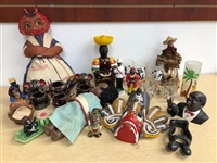 1960s-1970s Black Americana Glasses, Dolls, and more (Lot of 20+)