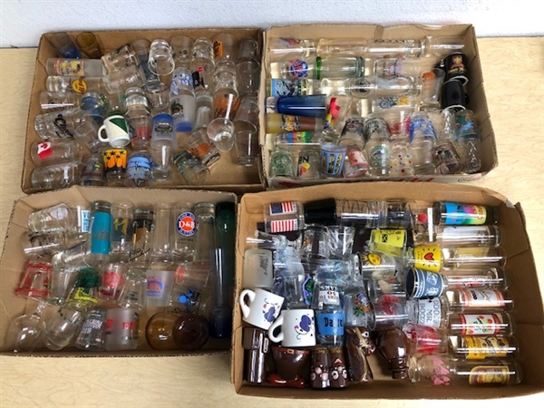 1980s-1990s Shot Glass Collection (Lot of 120+)