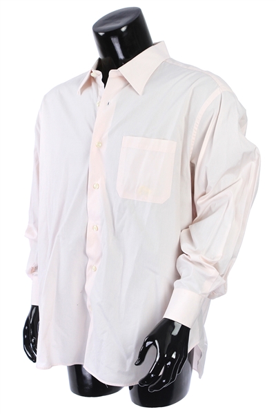2000s William Shatner Worn Robert Talbott Carmel Long Sleeve Button Up Shirt (Shatner LOA/MEARS LOA)