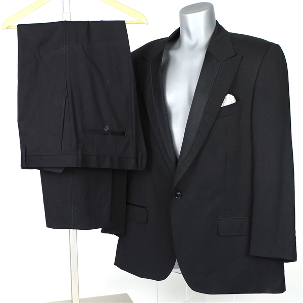 2000s William Shatner Worn Dolce & Gabbana Sport Coat w/ Pants + Giorgio Armani Pocket Handkerchief (Shatner LOA/MEARS LOA)