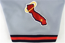 1985 Rod Carew California Angels Game Worn Road Jersey (MEARS A10)