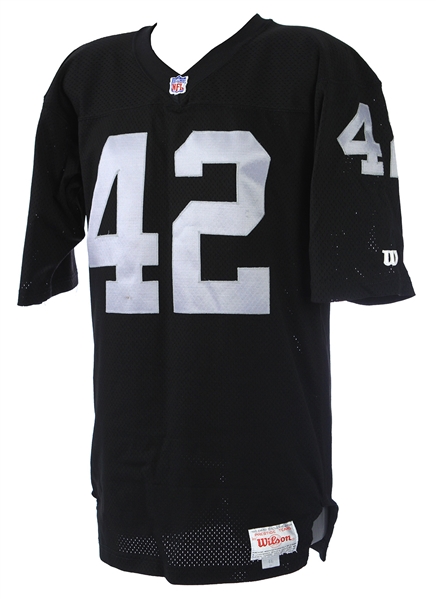 1992 Ronnie Lott Los Angeles Raiders Preseason Home Jersey (MEARS LOA) 