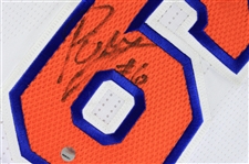 2017 (March 5) Kristaps Porzingis New York Knicks Signed Game Worn Home Jersey (MEARS A10/JSA/Steiner)