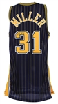 1997-98 Reggie Miller Indiana Pacers Signed Road Uniform (MEARS A10/JSA)