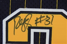 1997-98 Reggie Miller Indiana Pacers Signed Road Uniform (MEARS A10/JSA)