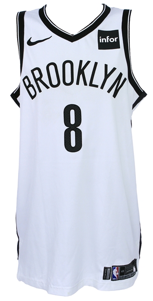 2018 (Feb 27/Mar 1) Spencer Dinwiddie Brooklyn Nets Game Worn Association Jersey (MEARS A10/Steiner)