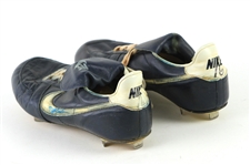 1984-89 Dwight Gooden New York Mets Signed Game Worn Nike Cleats (MEARS LOA/JSA)