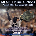 1998-99 Mariano Rivera New York Yankees Game Used Zett Fielders Mitt (MEARS LOA)