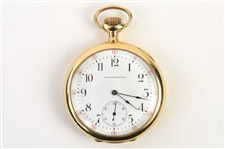 1922 World Series New York Giants Joe Page In Appreciation BBWAA JE Caldwell & Co. Pocket Watch (MEARS LOA)