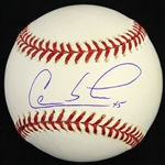 2000-04 Carlos Lee Chicago White Sox Signed OML Selig Baseball (JSA)