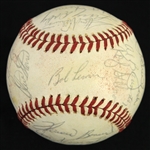 1977 Chicago White Sox Team Signed OAL MacPhail Baseball w/ 25 Signatures Including Larry Doby, Minnie Minoso, Wilbur Wood & More (JSA) 
