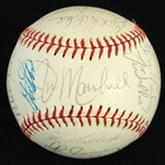 1976 Chicago Cubs Team Singed ONL Feeney Baseball w/ 27 Signatures Including Bruce Sutter, Rick Monday, Bill Madlock & More (JSA) 