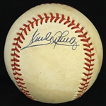 1990 Sandy Alomar Senior San Diego Padres Signed All Star Game Used Baseball (MEARS LOA/JSA)