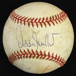 1993 Ozzie Guillen Chicago White Sox Signed OAL Brown Batting Practice Baseball (MEARS LOA/JSA)
