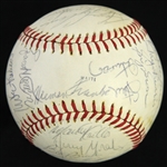 1977 Chicago Cubs Team Signed Baseball w/ 29 Signatures Including Bruce Sutter, Bill Buckner, Rick Reuschel & More (JSA) 