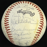 1977 Chicago Cubs Team Signed Baseball w/ 29 Signatures Including Bruce Sutter, Bill Buckner, Rick Reuschel & More (JSA) 