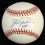 2000s Ferguson Jenkins Chicago Cubs Signed & Inscribed OML Selig Baseball (JSA)