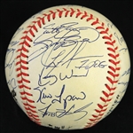 1998 Chicago Cubs Team Signed ONL Coleman Baseball w/ 29 Signatures Including Billy Williams, Sammy Sosa, Kerry Wood & More (JSA) 