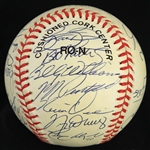 1998 Chicago Cubs Team Signed ONL Coleman Baseball w/ 29 Signatures Including Billy Williams, Sammy Sosa, Kerry Wood & More (JSA) 