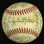 1981 Chicago Cubs Team Signed ONL Feeney Baseball w/ 26 Signatures Including Lee Smuth, Leon Durham, Bobby Bonds & More (JSA)  