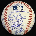 2002 Chicago Cubs Team Signed OML Selig Baseball w/ 30 Signatures Including Sammy Sosa, Fred McGriff, Mark Prior & More (JSA)