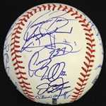 2002 Chicago Cubs Team Signed OML Selig Baseball w/ 30 Signatures Including Sammy Sosa, Fred McGriff, Mark Prior & More (JSA)