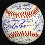 2002 Chicago Cubs Team Signed OML Selig Baseball w/ 30 Signatures Including Sammy Sosa, Fred McGriff, Mark Prior & More (JSA)