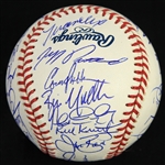 2002 Chicago Cubs Team Signed OML Selig Baseball w/ 30 Signatures Including Sammy Sosa, Fred McGriff, Mark Prior & More (JSA)