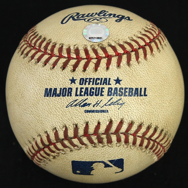 2003 (June 5) Chicago White Sox Arizona Diamondbacks OML Selig Game Used Baseball (MEARS LOA/MLB Hologram)