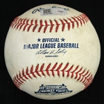 2014 (July 28) Chicago Cubs Colorado Rockies OML Selig Wrigley Field 100th Anniversary Game Used Baseball (MEARS LOA/MLB Hologram) 