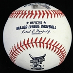 2017 (July 10) Miguel Sano Minnesota Twins OML Manfred Home Run Derby Used Baseball (MEARS LOA/MLB Hologram)