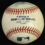 2002 (September 11) Chicago Cubs Montreal Expos OML Selig Game Used Baseball (MEARS LOA/MLB Hologram)