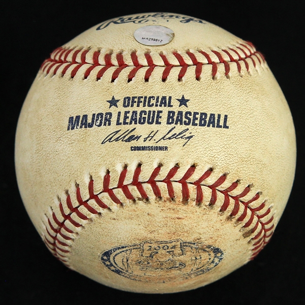 2004 (June 14) Philadelphia Phillies Cincinnati Reds OML Selig Game Used Baseball (MEARS LOA/MLB Hologram) Thome 400th Career HR Game