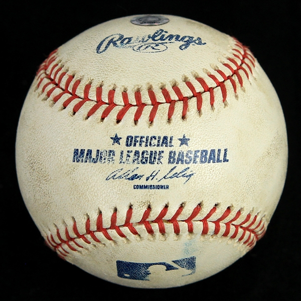 2003 (June 8) Chicago Cubs New York Yankees OML Selig Game Used Baseball (MEARS LOA/MLB Hologram) Sosa 2,000th Career Hit Game
