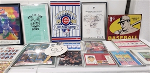 1980s to Present Baseball, Basketball, Hockey Memorabilia and more w/ Rare Jordan/Ali Printer's Proof (Lot of 500+)