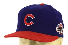 2003 Dusty Baker Chicago Cubs All Star Game Cap (MEARS LOA)