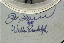 2004 Willie Randolph Joe Torre New York Yankees Dual Signed All Star Game Cap (MEARS LOA/JSA) 