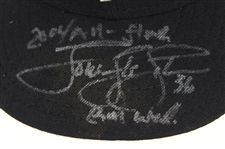 2004 Tom Gordon New York Yankees Signed & Inscribed Game Worn Cap (MEARS LOA/JSA)