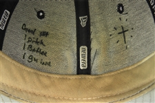 2004 Tom Gordon New York Yankees Signed & Inscribed Game Worn Cap (MEARS LOA/JSA)