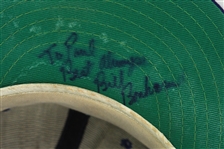 1971-75 Bill Bonham Chicago Cubs Signed & Inscribed Game Worn Cap (MEARS LOA/JSA)